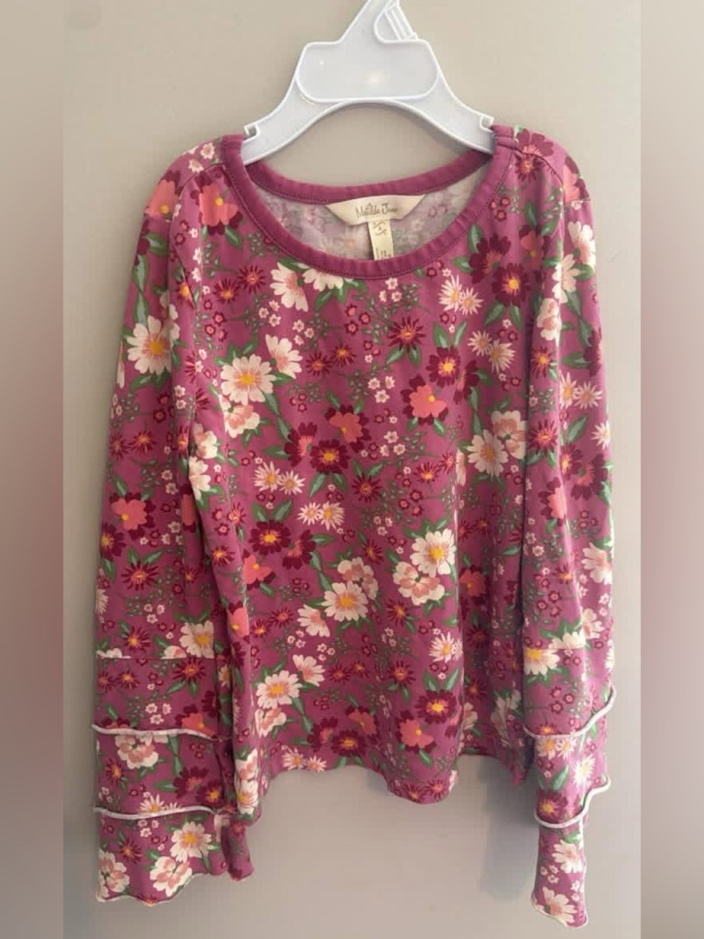 Matilda Jane Mauve Pink Floral Long Sleeve Top